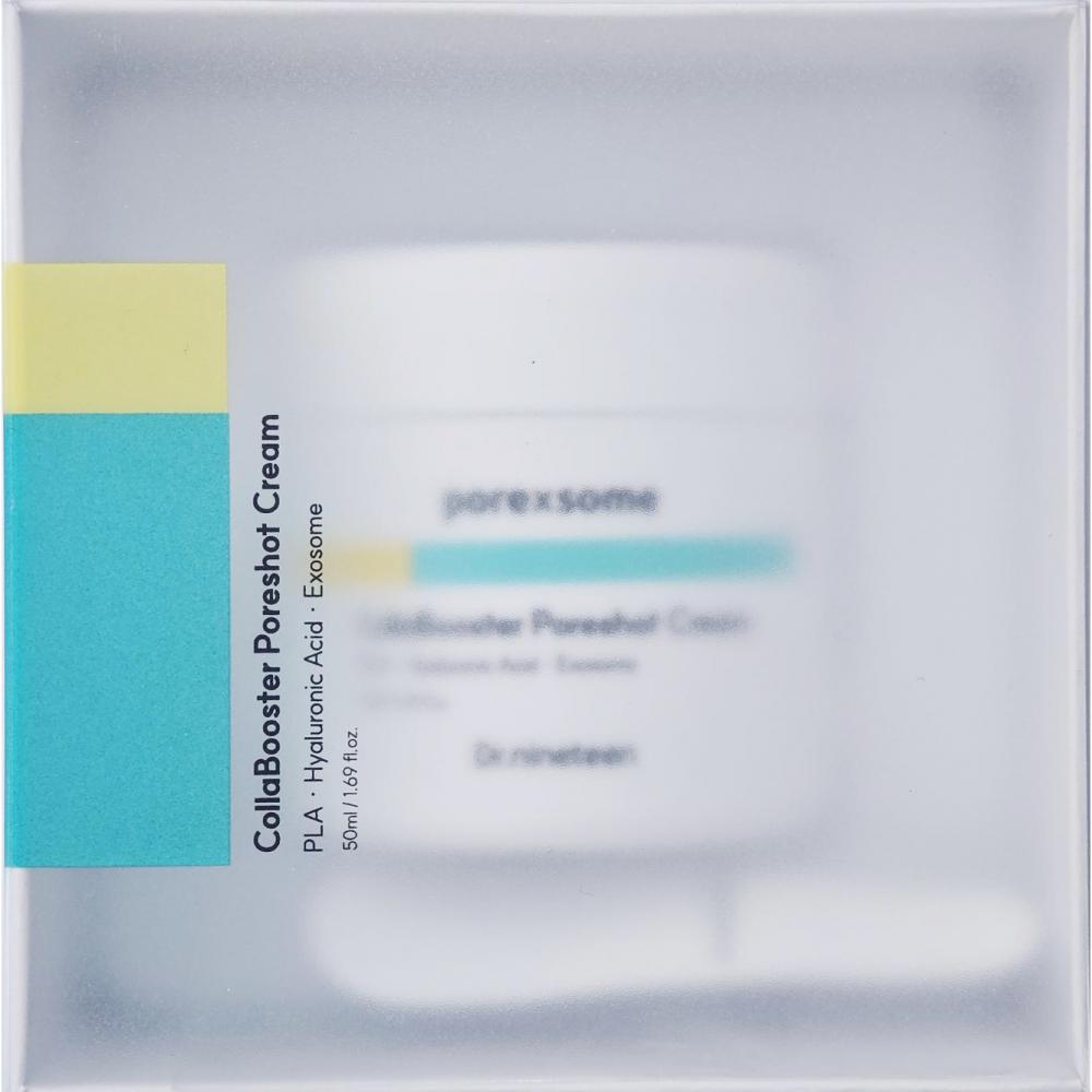 DR.NINETEEN PoreXsome Collabooster Poreshot Cream 50 ml - Crema de fata formulata cu PLA si acid hialuronic, care contribuie la diminuarea aspectului porilor dilatati si la metinerea hidratarii
