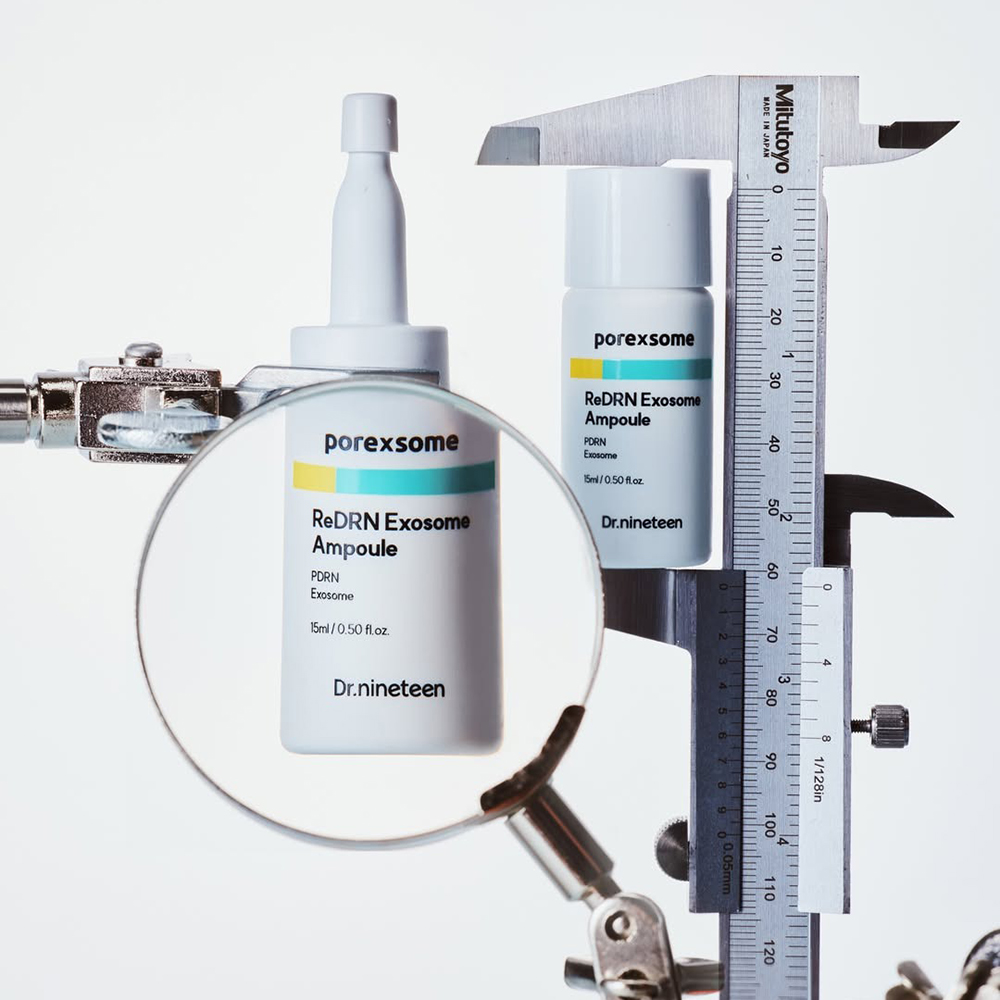 DR.NINETEEN PoreXsome ReDRN Exosome Ampoule 2x15 ml - Ser de fata formulat cu PDRN si retinol, care contribuie la ingrijirea porilor dilatati si la mentinerea fermitatii pielii