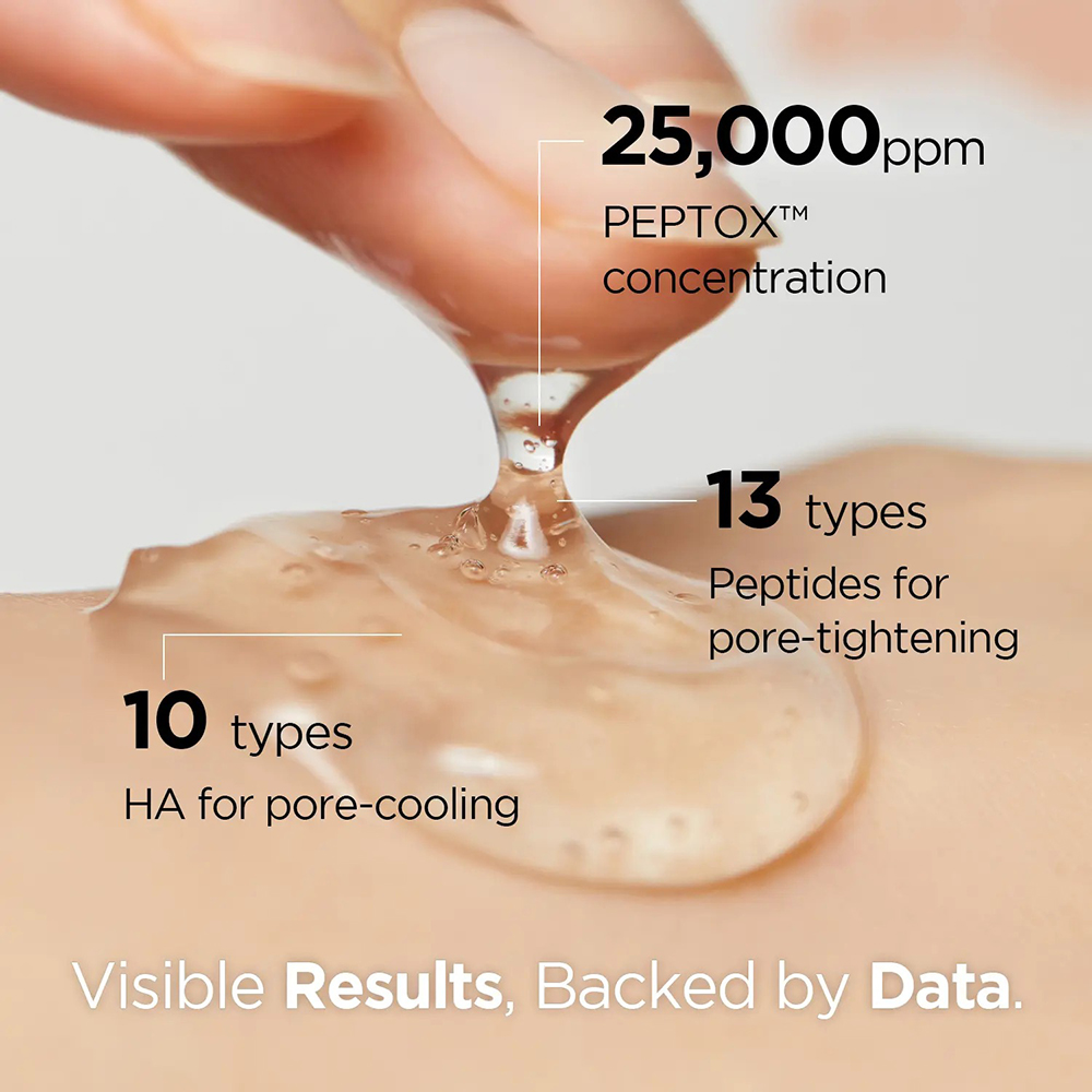DR.NINETEEN PoreXsome V.Peptox Jelly Toner 150 ml - Toner de fata formulat cu acid hialuronic si pantenol, care contribuie la hidratarea pielii si la mentinerea confortului pielii
