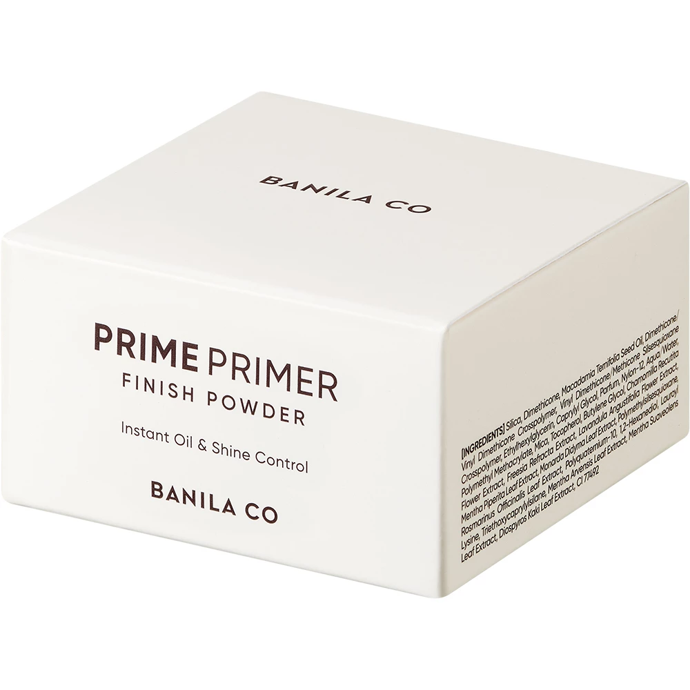 BANILA CO Prime Primer Finish Powder Pudra de fata - matifiere si rezistenta si uniformizare, 12 gr