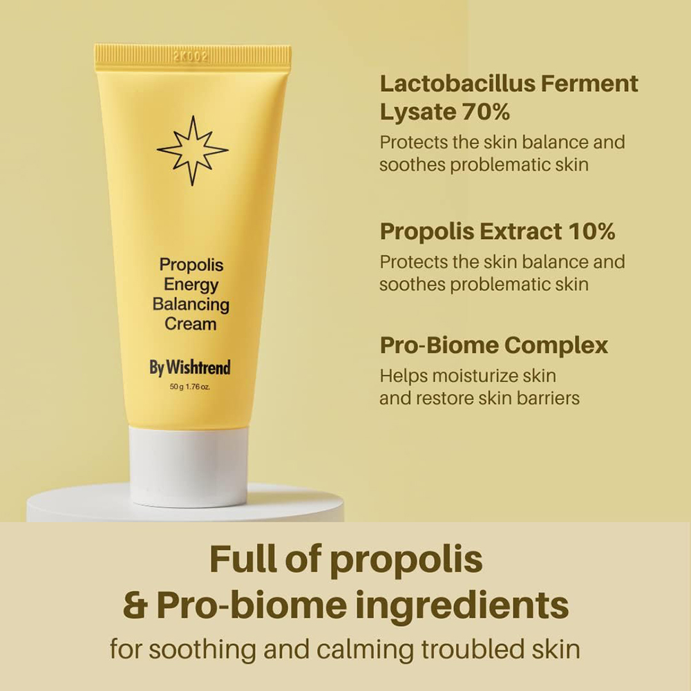 Propolis Energy Balancing Cream Crema de fata cu efect calmant si hidratant 50 ml