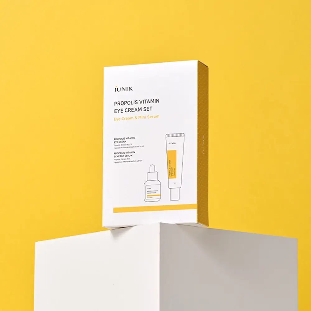 IUNIK Propolis Vitamin Crema pentru ochi Set - Hidratare si reducerea ridurilor, 30 ml