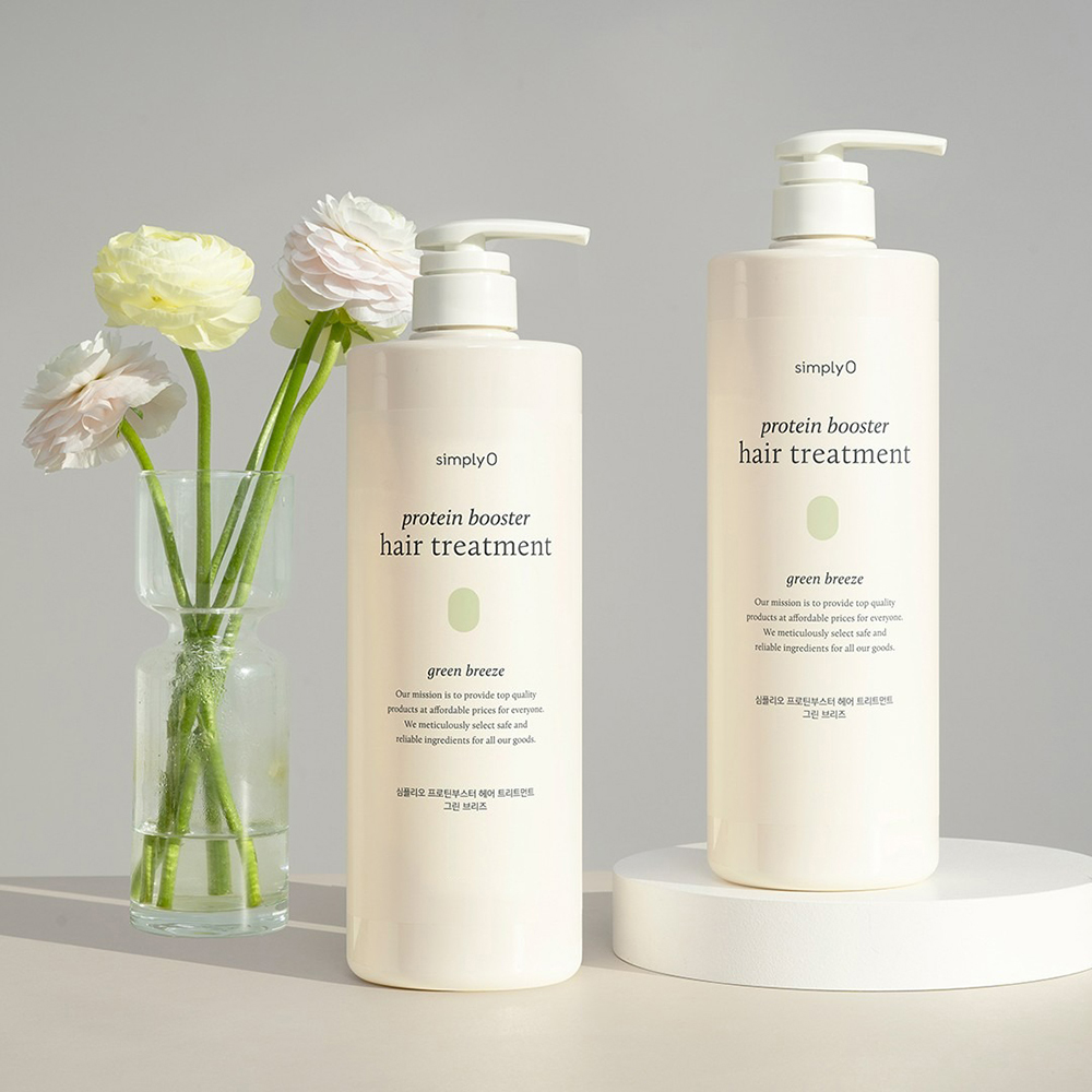 SimplyO Green Breeze Masca de Par - Hidratare Intensiva si Reparare cu Proteine, 500 ml