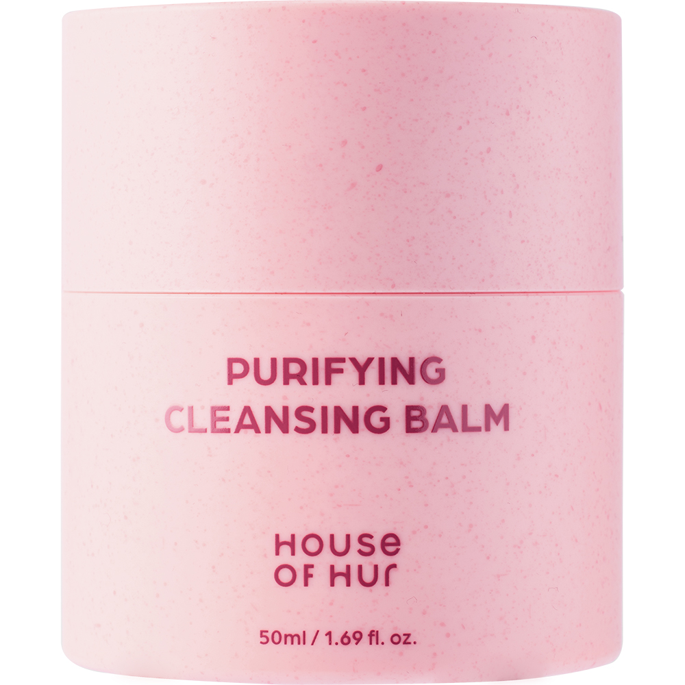HOUSE OF HUR Purifying Cleansing Balm - balsam de curatare formulat cu extract de capsuni salbatice si extract de catina, care contribuie la indepartarea machiajului, protectiei solare si impuritatilor - 50 ml