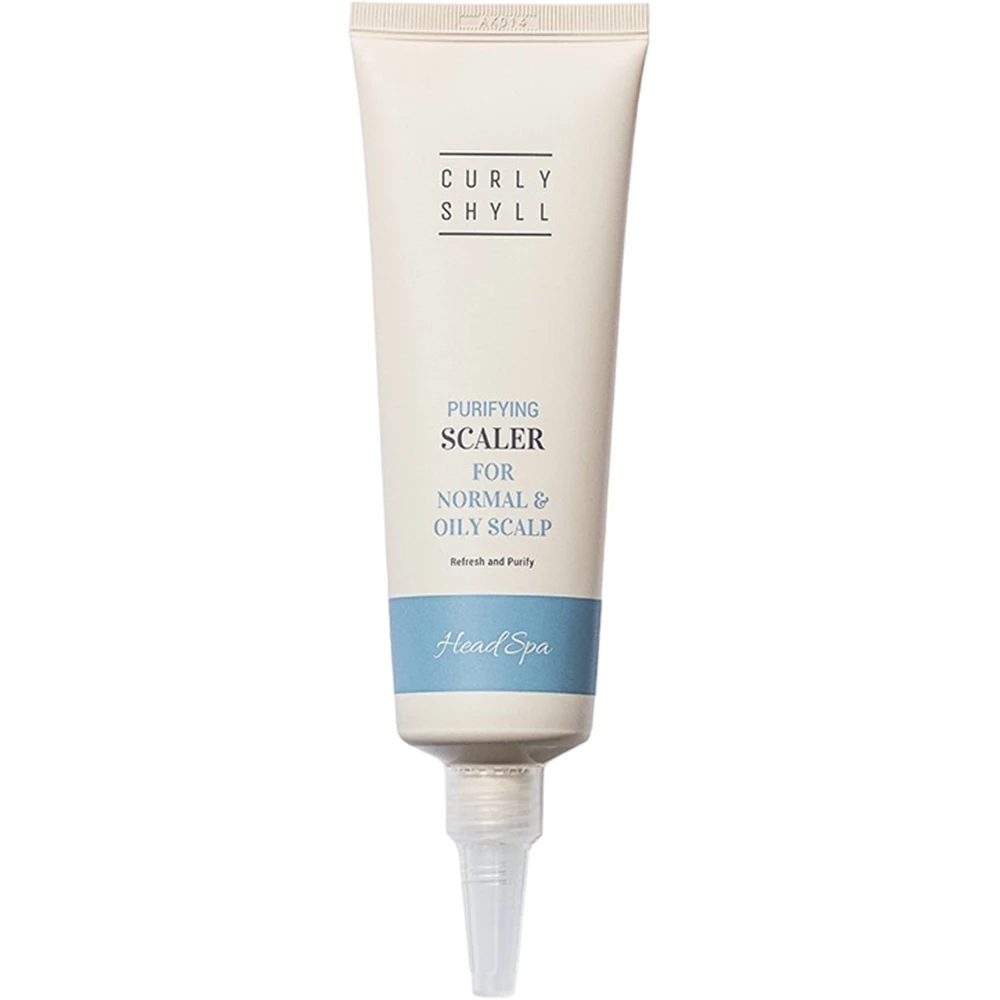 CURLY SHYLL Purifying Scaler Masca exfolianta pentru scalp gras si normal - Curatare profunda si hidratare intensa, 120 gr