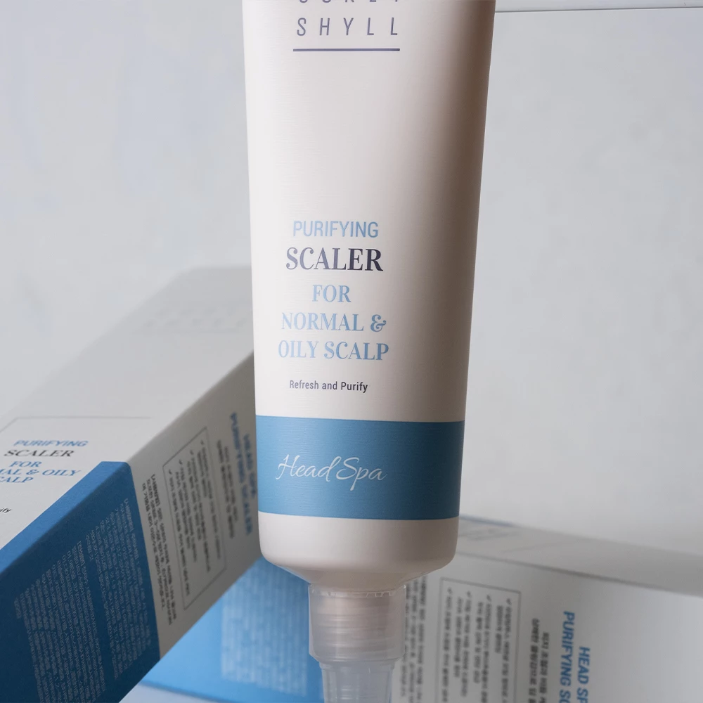CURLY SHYLL Purifying Scaler Masca exfolianta pentru scalp gras si normal - Curatare profunda si hidratare intensa, 120 gr