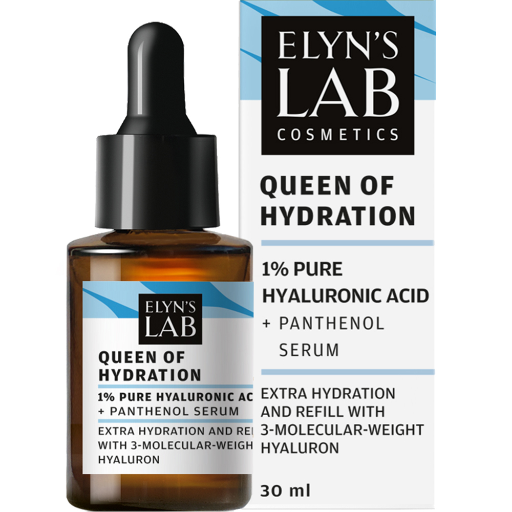 Queen of Hydration 1% hyaluronic acid + Panthenol Ser de fata 30 ml
