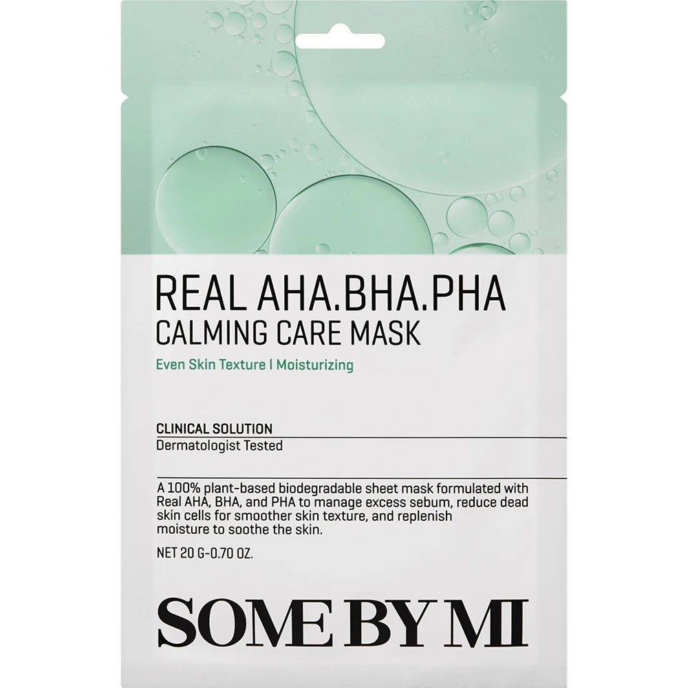 SOME BY MI Real AHA-BHA-PHA Calming Care Mask masca de fata - hidratare si calmare, 20 gr