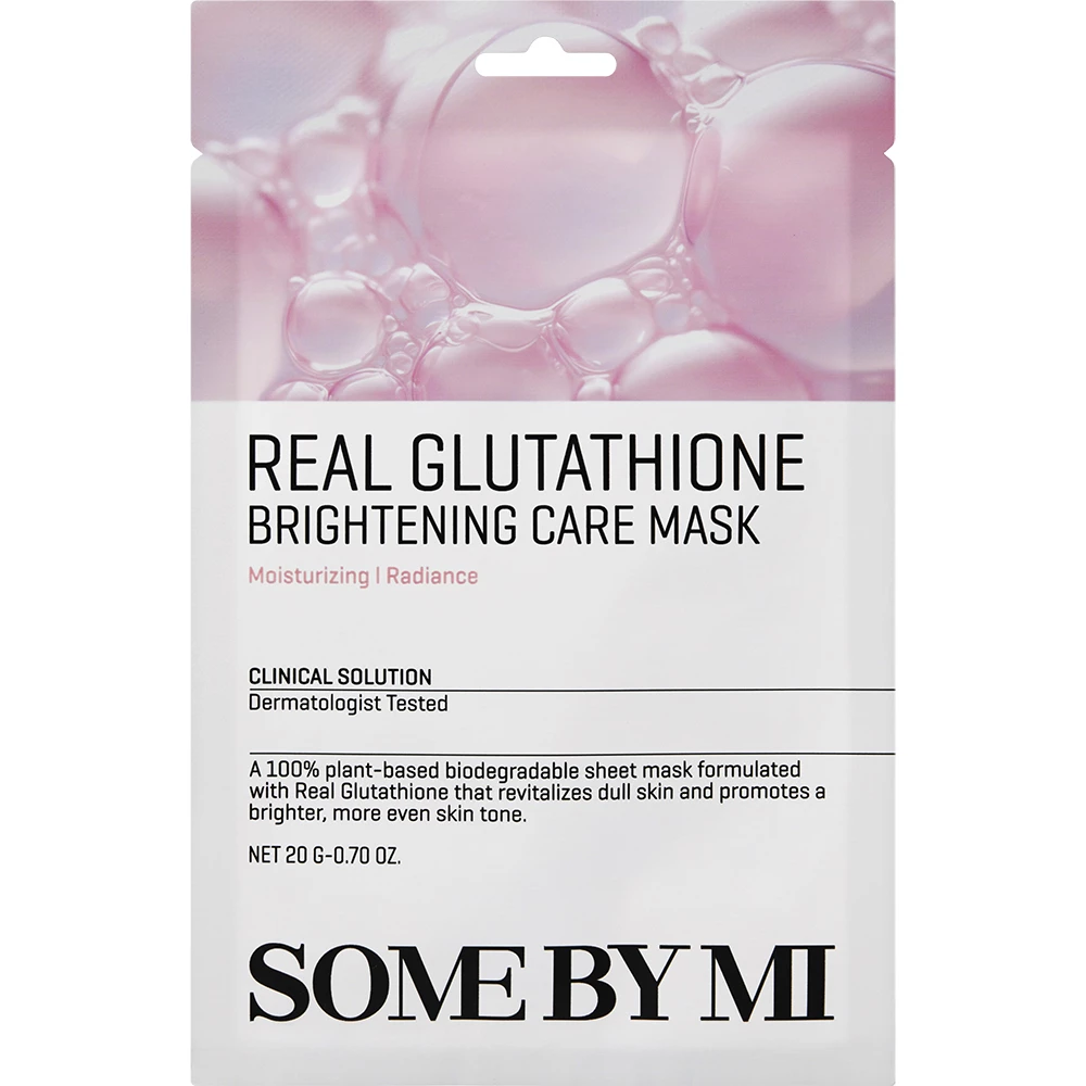 SOME BY MI Real Glutathione Brightening Care Mask Masca de fata - luminozitate si hidratare, 20 gr