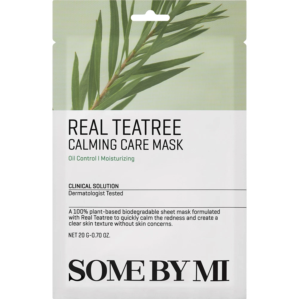 SOME BY MI Real Teatree Calming Care Mask masca de fata - calmare si hidratare, 20 gr