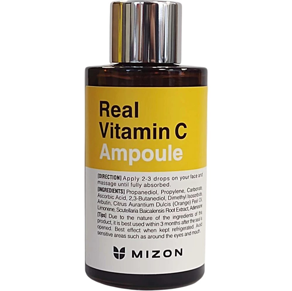 MIZON Real Vitamin C Ser de fata cu vitamina C pura - Antioxidant, Luminozitate si Uniformizare, 30 ml
