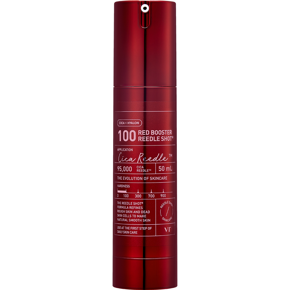 VT COSMETICS Red Booster Reedle Shot 100 ser - hidratare si luminozitate, 50 ml