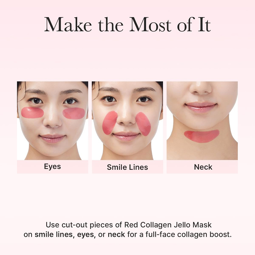 Red Collagen Jello Hydrogel Mask Masca de fata 25 gr