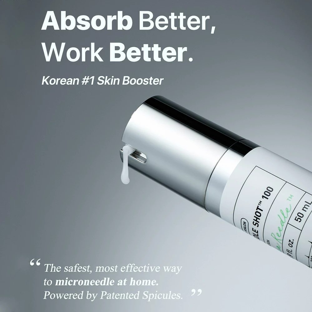 VT COSMETICS Reedle Shot Ser pentru fata 100 - Exfoliere delicata si hidratare intensa cu microace solubile, 50 ml
