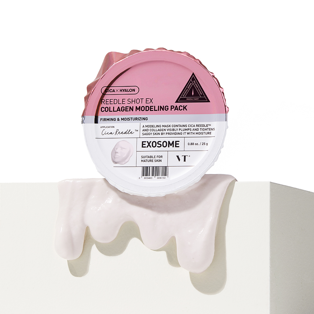VT COSMETICS Reedle Shot Ex Collagen Modeling Pack Masca de fata cu exozomi - fermitate si hidratare, 25 gr