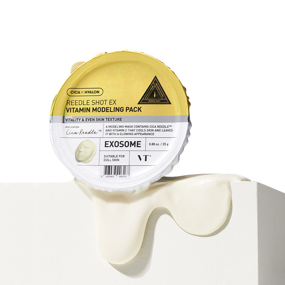 VT COSMETICS Reedle Shot Ex Vitamin Modeling Pack Masca de fata cu exozomi - luminozitate si hidratare, 25 gr