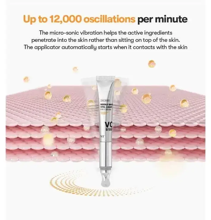 VT COSMETICS Reedle Shot Crema Contur Ochi Vita-Light - Iluminare si Hidratare Intensiva cu Vitamina C, 15 ml