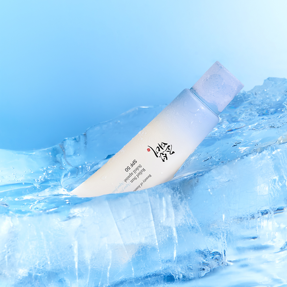 BEAUTY OF JOSEON Relief Sun Aqua-fresh Rice + B5 SPF 50 PA++++ 50 ml - crema de fata formulata cu apa din seminte de orez si pantenol (Vitamina B5), care contribuie la protectia solara si la hidratarea si calmarea pielii, Daily
