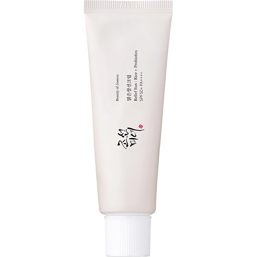 Beauty of Joseon Relief Sun: Rice + Probiotics – Cremă de Față cu Protecție Solară SPF 50+ PA++++, 50 ml | Hidratare și Protecție Avansată