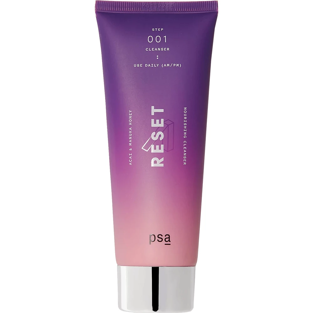 PSA Reset Crema de curatare faciala nutritiva cu Acai si Miere de Manuka - Hidratare si Luminozitate, 100 ml