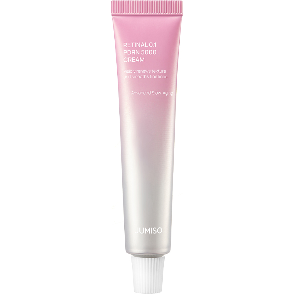 JUMISO Retinal 0.1 PDRN 5000 Cream 50 ml - Crema de fata formulata cu retinal si PDRN, care contribuie la imbunatatirea aspectului ridurilor, al porilor dilatati si al pierderii fermitatii