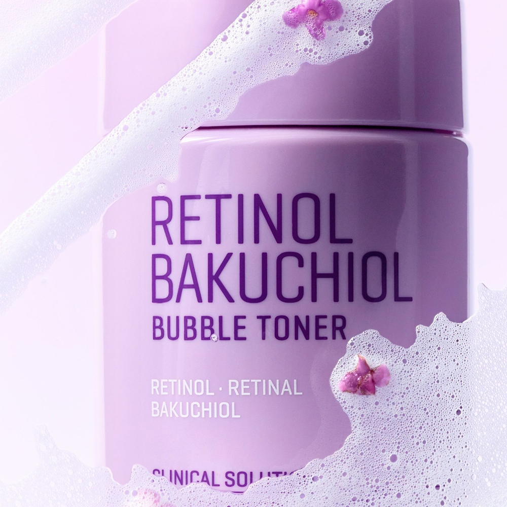 SOME BY MI Retinol Bakuchiol Bubble Toner toner - hidratare si uniformizare, 100 ml
