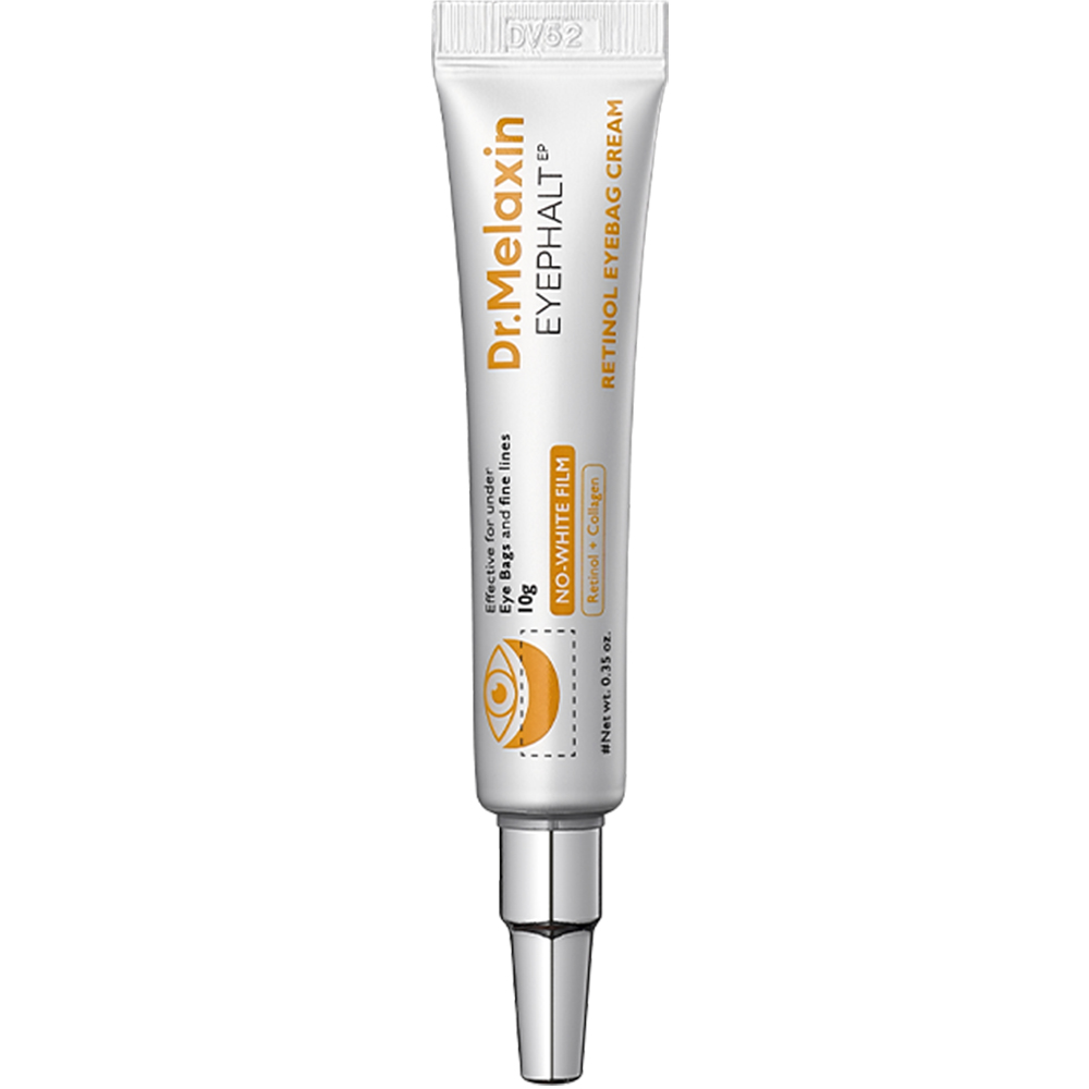 Dr. Melaxin Eyephalt Retinol Eyebag Cream - crema contur ochi cu efect de lifting si fermitate, formulata cu retinol lipozomal, cafeina, colagen si EGF, care contribuie la reducerea pungilor de sub ochi si netezesc ridurile - 10 g