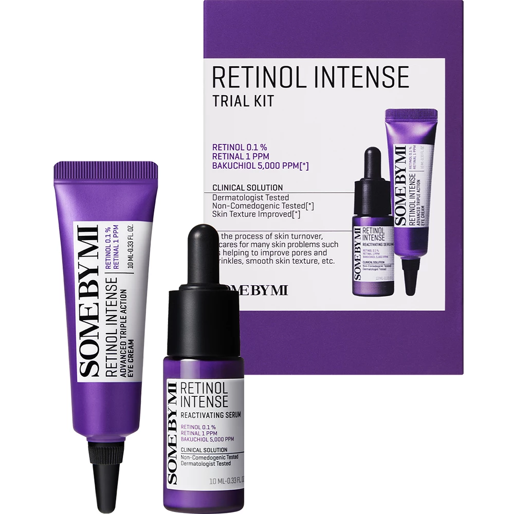 SOME BY MI Retinol Intense Trial Kit set - netezire si fermitate si luminozitate, 2 x 10 ml