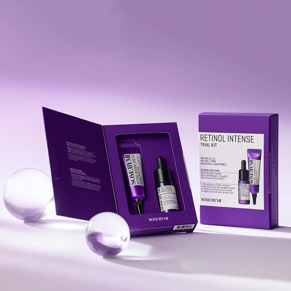 SOME BY MI Retinol Intense Trial Kit set - netezire si fermitate si luminozitate, 2 x 10 ml