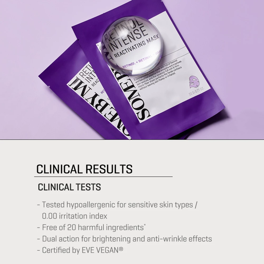 SOME BY MI Retinol Intense Reactivating Mask masca - hidratare si luminozitate si fermitate, 22 gr
