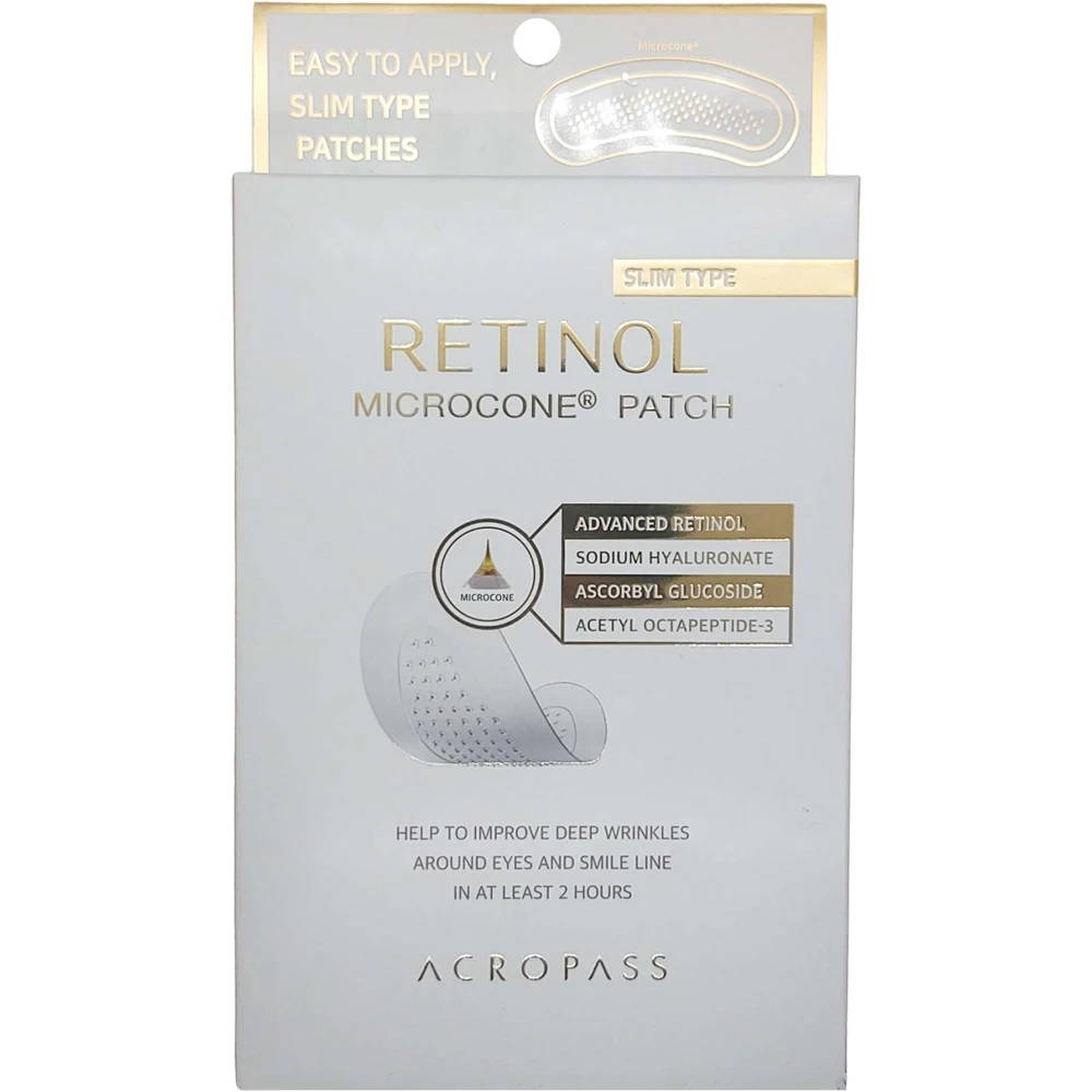 Retinol Microcone Patch Slim Type Plasturi anti-rid cu micro-conuri 6 buc