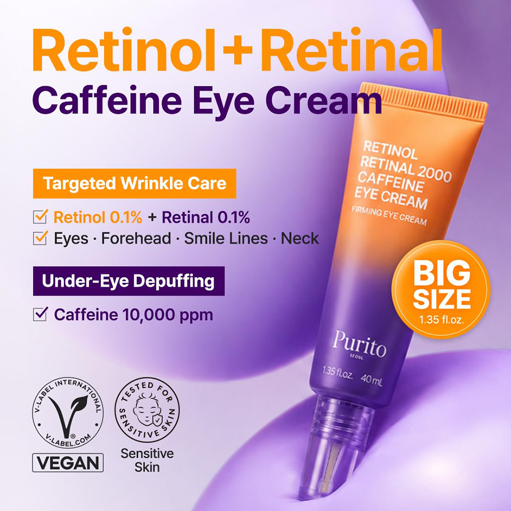 Retinol Retinal 2000 Caffeine Eye Cream Crema contur ochi 40 ml
