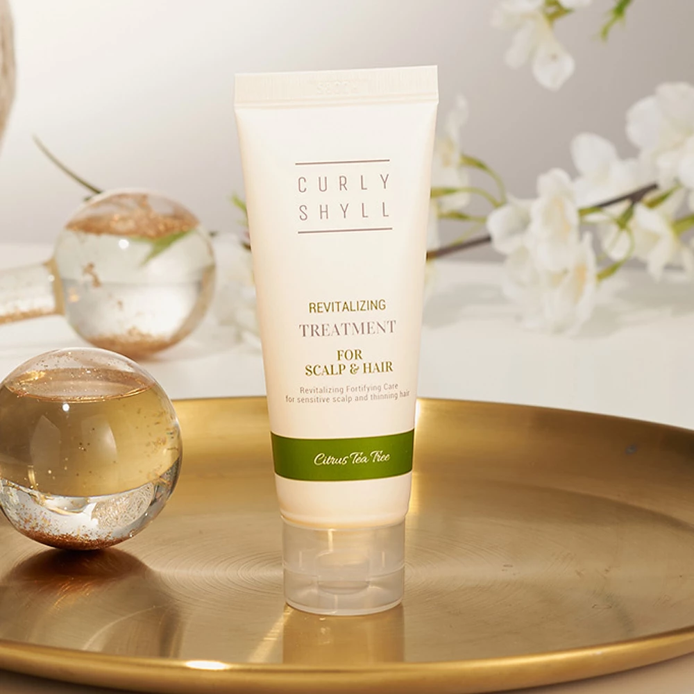 CURLY SHYLL Revitalizing Masca pentru scalp si par - Calmarea scalpului iritat si hidratare intensa, 250 ml