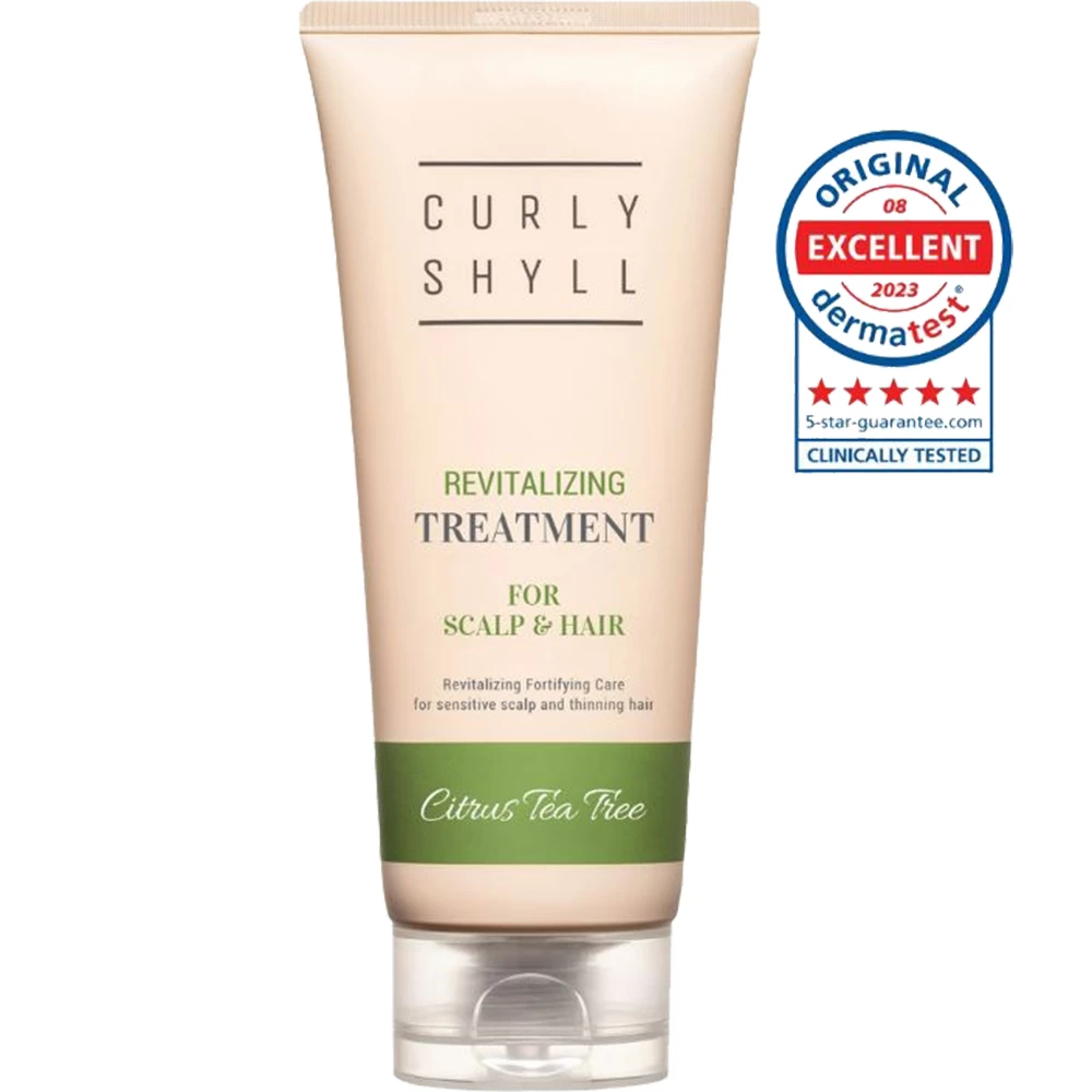 CURLY SHYLL Revitalizing Masca pentru scalp si par - Calmarea scalpului iritat si hidratare intensa, 250 ml