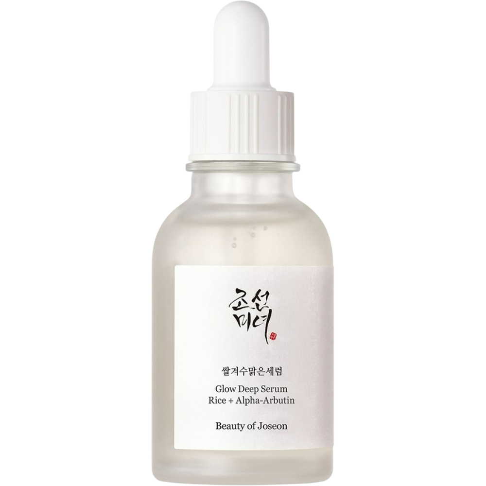 BEAUTY OF JOSEON Rice + Alpha Arbutin Glow Deep - ser de fata formulat cu orez si alpha arbutin, care contribuie la luminozitatea pielii si la estomparea petelor pigmentare - 60 ml