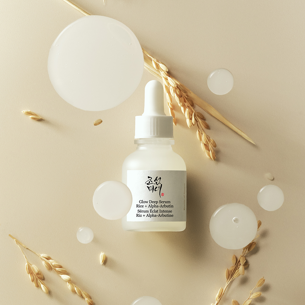 BEAUTY OF JOSEON Rice + Alpha Arbutin Glow Deep, 30 ml - Ser de fata formulat cu apa din tarate de orez si alfa arbutina, care contribuie la hidratarea profunda a pielii si la imbunatatirea luminozitatii si uniformitatii nuantei