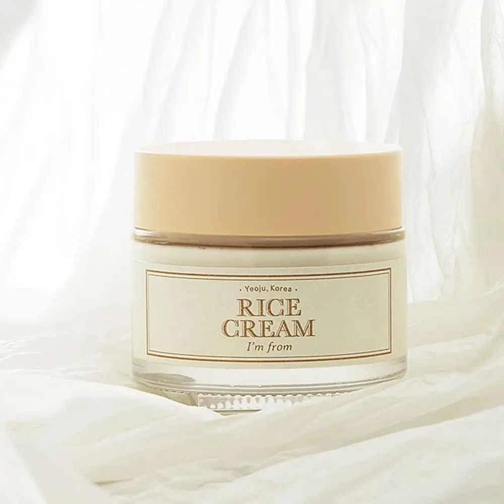I'm From Rice Cream Crema pentru fata Iluminatoare - Cu Ceramida din Tarate de Orez pentru Hidratare si Stralucire, 50 gr