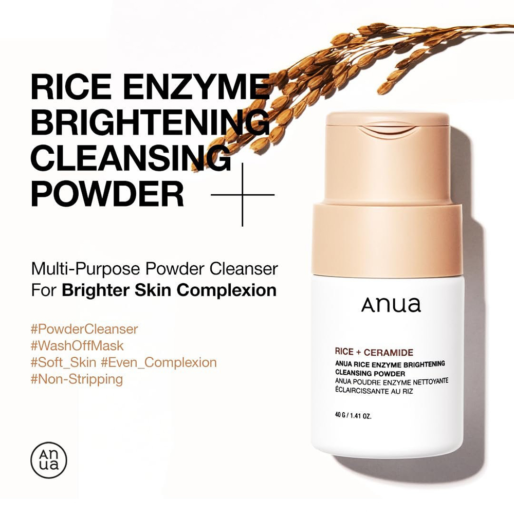 Rice Enzyme Brightening Cleansing Powder Pudra de curatare cu enzime de orez, pentru un ten luminos si neted 40 gr