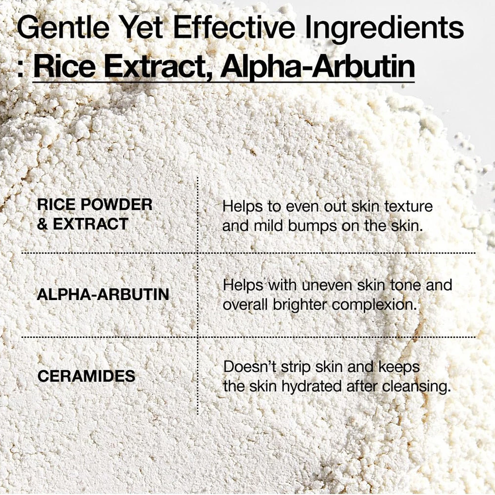 Anua Rice Enzyme Pudra de Curatare Faciala Luminoasa - Exfoliere Delicata si Iluminare Ten, 40 gr