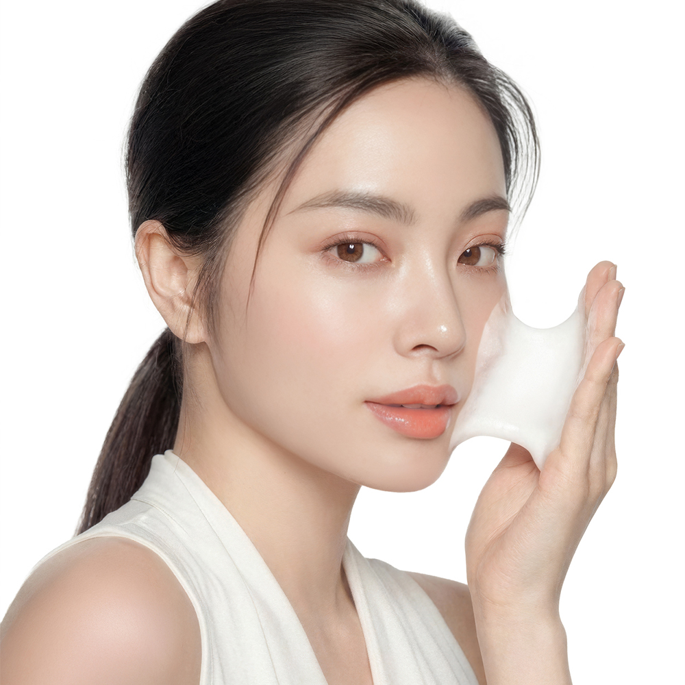 MIZON Rice Water Glow Mask Cleanser, 150 ml - Masca de fata formulata cu apa din seminte de orez Haiami si pudra de orez, care contribuie la indepartarea impuritatilor si sebumului si la hidratarea pielii