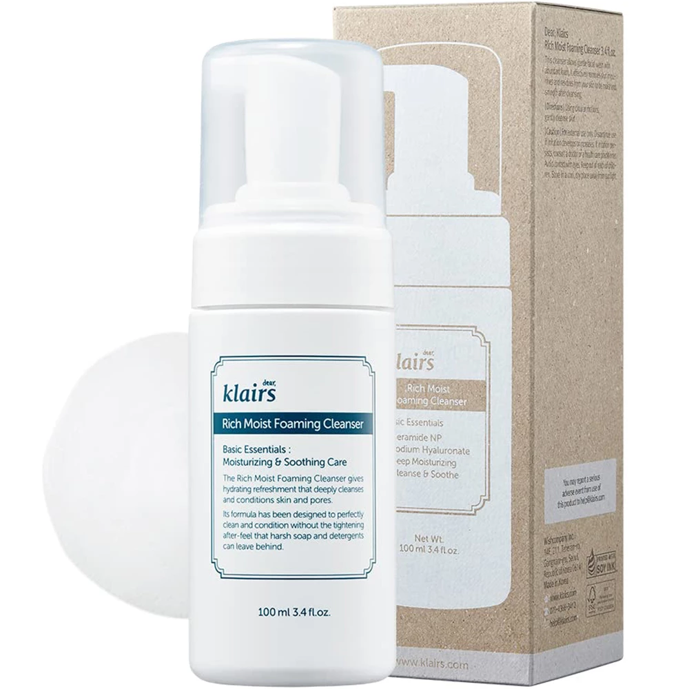 Rich Moist Foaming Cleanser Spuma de curatare 100 ml