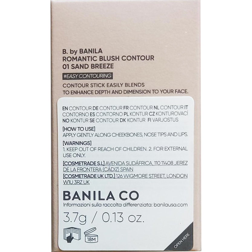 Romantic Blush Contour Contur fata 01 Sand Breeze
