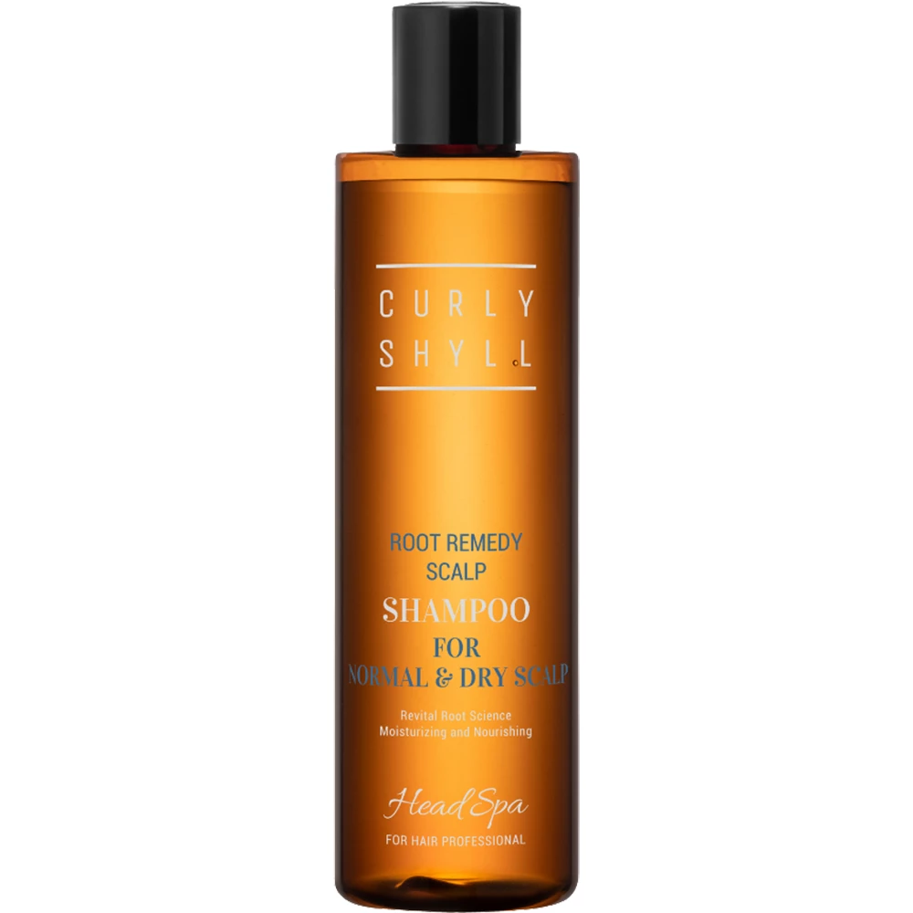 CURLY SHYLL Root Remedy Sampon pentru scalp normal si uscat 330 ml - Hidratare si Regenerare pentru scalp sensibil, 330 ml