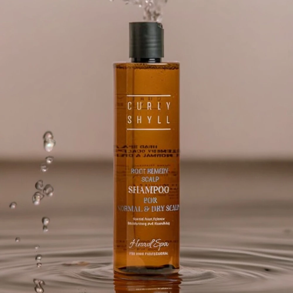 CURLY SHYLL Root Remedy Sampon pentru scalp normal si uscat 330 ml - Hidratare si Regenerare pentru scalp sensibil, 330 ml