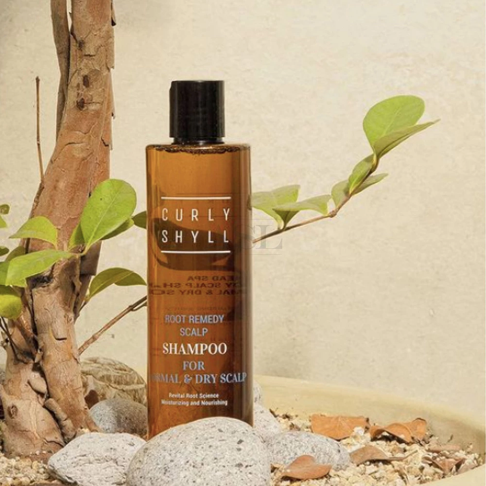 CURLY SHYLL Root Remedy Sampon pentru scalp normal si uscat 330 ml - Hidratare si Regenerare pentru scalp sensibil, 330 ml