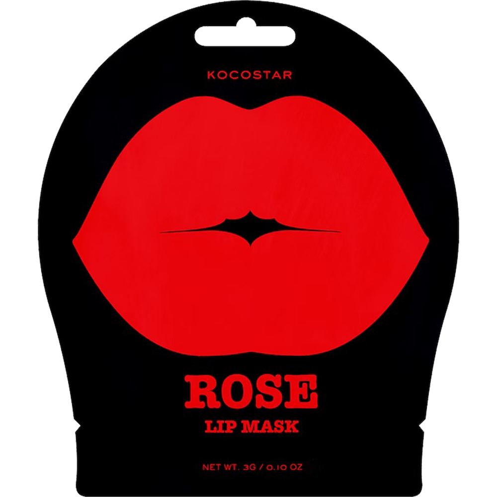 KOCOSTAR Rose 3 gr - Masca de buze formulata cu apa de trandafiri si agenti de hidratare, care contribuie la hidratarea buzelor si la mentinerea stralucirii