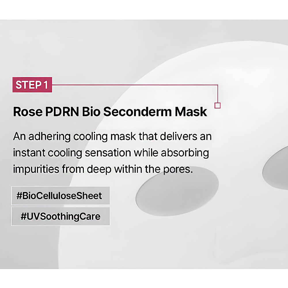 Rose PDRN Bio Seconderm Mask Lifting Masca de fata 25 ml