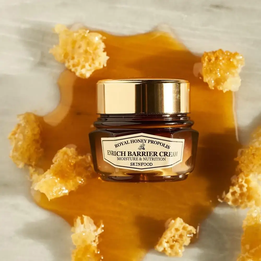 SKINFOOD Royal Honey Propolis Crema Hidratanta pentru Fata - Hidratare Profunda si Protectie Intensiva, 63 ml