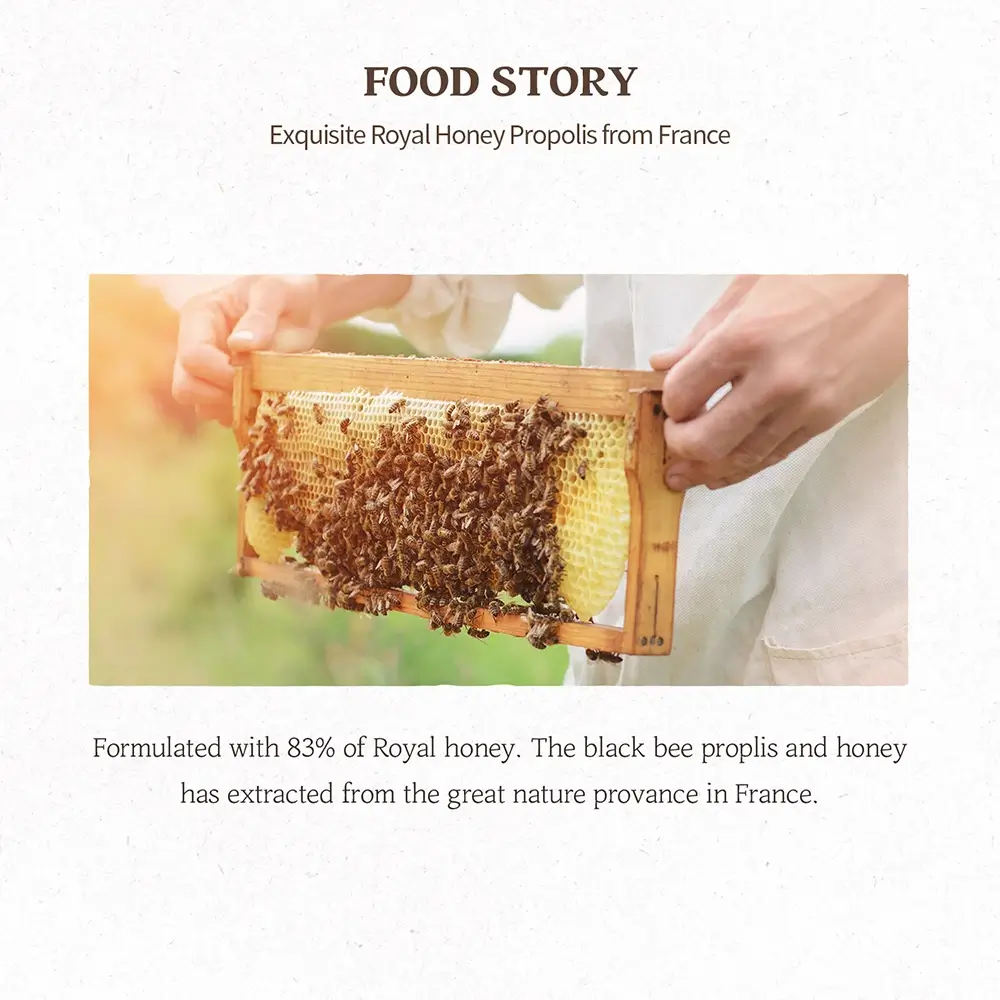 SKINFOOD Royal Honey Propolis Crema Hidratanta pentru Fata - Hidratare Profunda si Protectie Intensiva, 63 ml