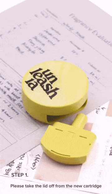 UNLEASHIA Satin Wear Healthy-Green Cushion Re-Feel fond de ten 18C Seashell - hidratare si fermitate, 15 gr